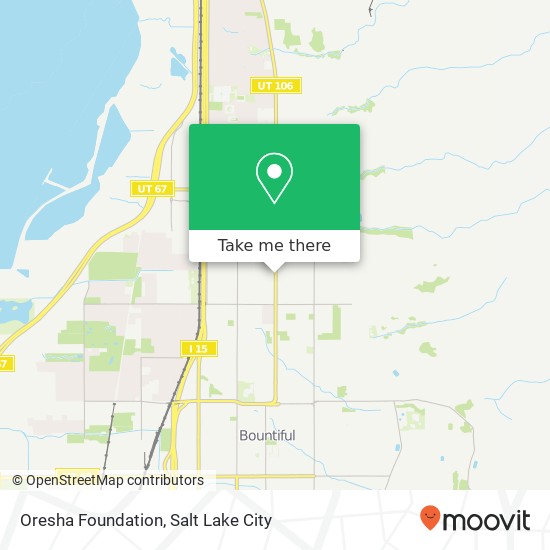 Oresha Foundation map