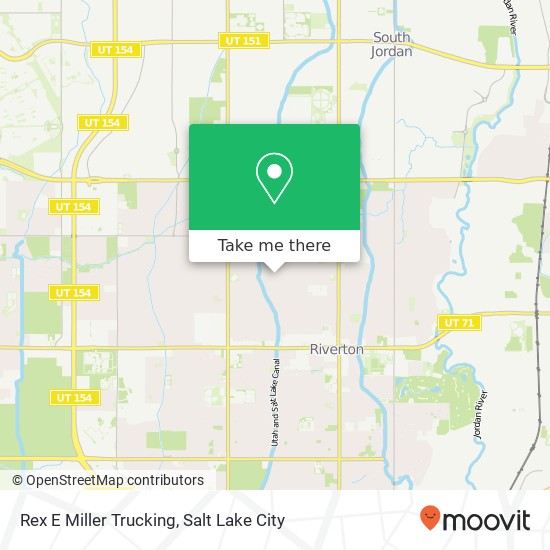 Rex E Miller Trucking map