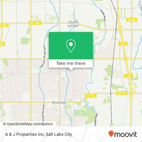 A & J Properties Inc map