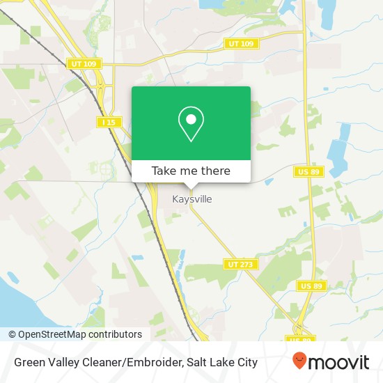 Mapa de Green Valley Cleaner/Embroider