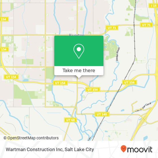 Mapa de Wartman Construction Inc