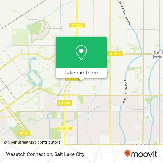 Wasatch Connection map