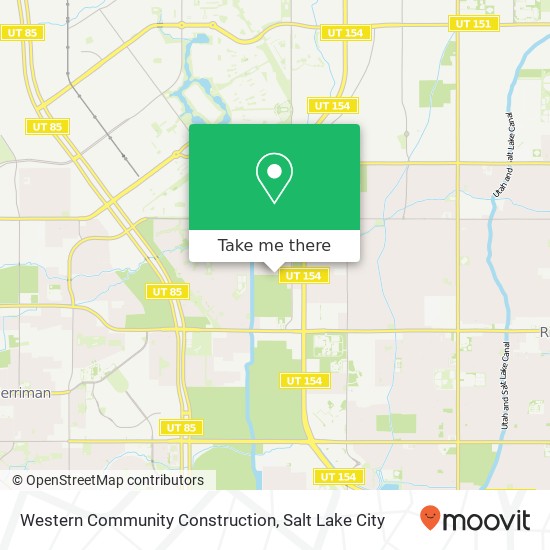 Western Community Construction map