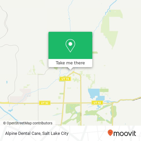 Alpine Dental Care map