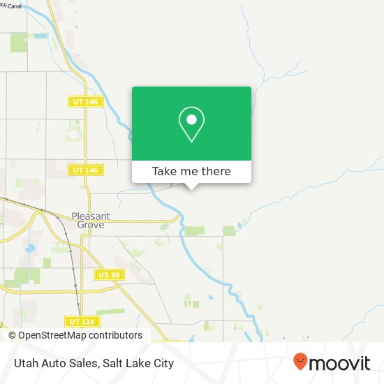 Utah Auto Sales map