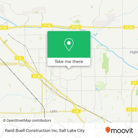 Rand Buell Construction Inc map