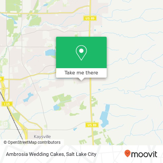 Ambrosia Wedding Cakes map