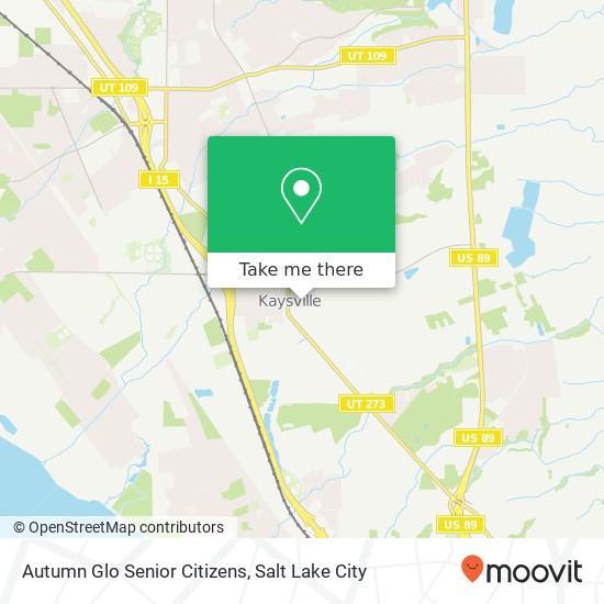 Autumn Glo Senior Citizens map