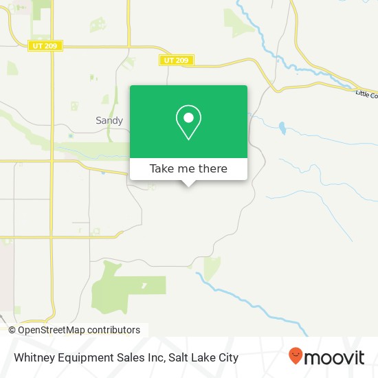 Mapa de Whitney Equipment Sales Inc