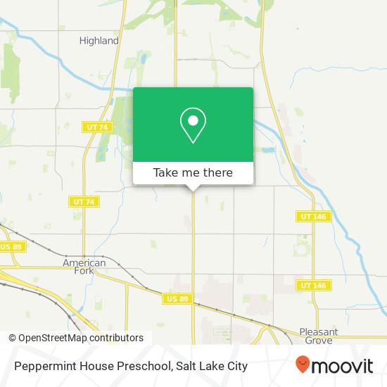 Peppermint House Preschool map