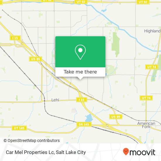 Mapa de Car Mel Properties Lc