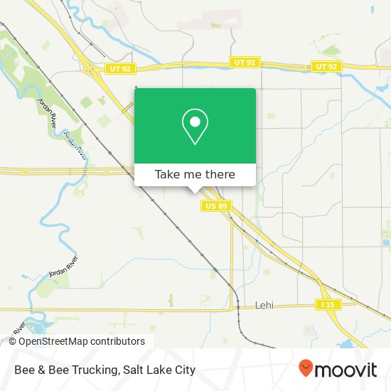 Bee & Bee Trucking map