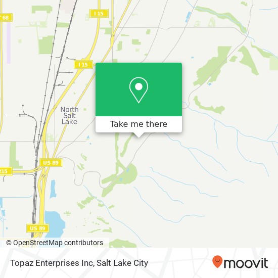 Topaz Enterprises Inc map