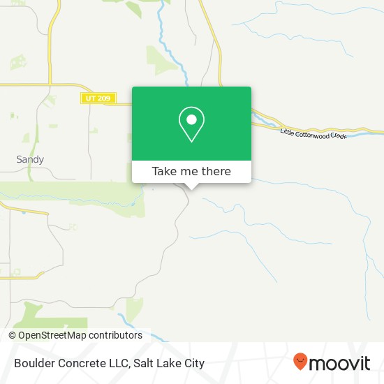 Boulder Concrete LLC map