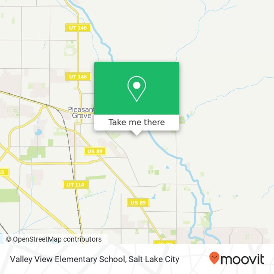 Valley View Elementary School map