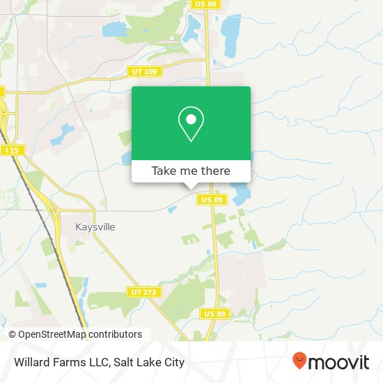 Mapa de Willard Farms LLC