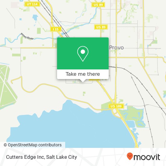 Cutters Edge Inc map