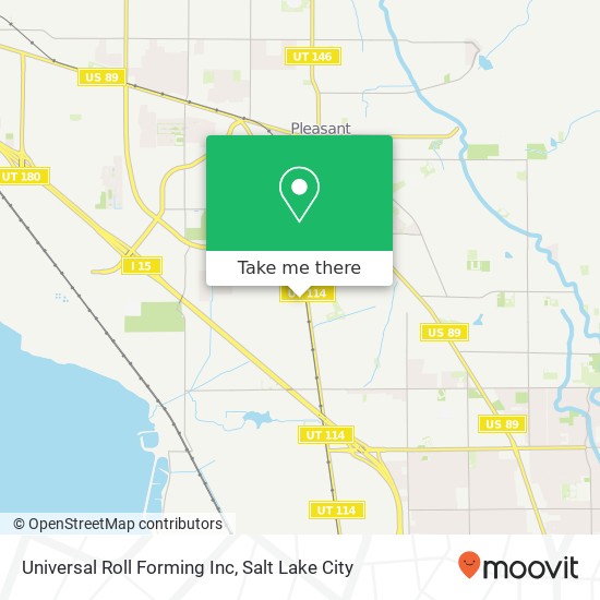 Universal Roll Forming Inc map