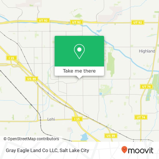 Mapa de Gray Eagle Land Co LLC