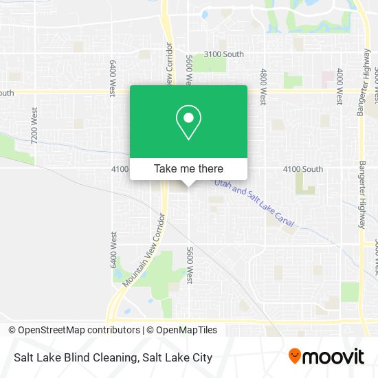 Mapa de Salt Lake Blind Cleaning