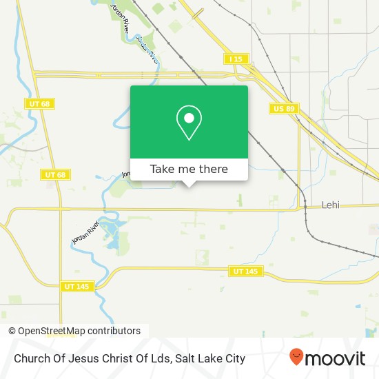 Mapa de Church Of Jesus Christ Of Lds