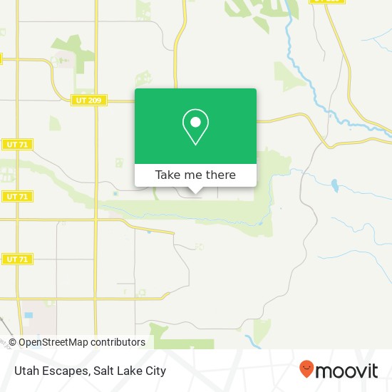 Mapa de Utah Escapes