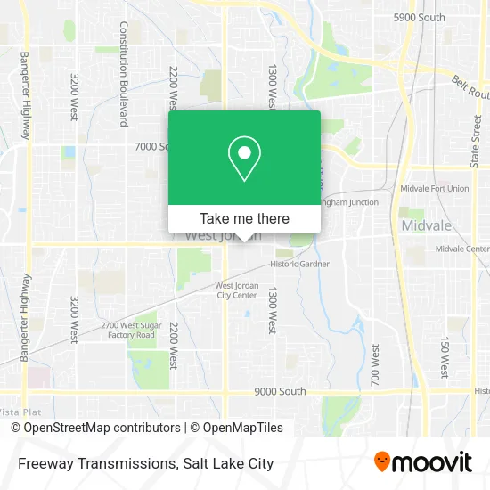 Freeway Transmissions map