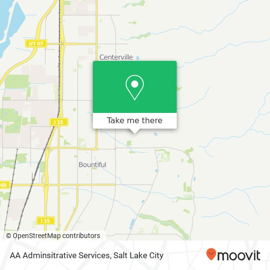 AA Adminsitrative Services map