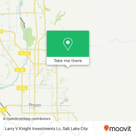Mapa de Larry V Knight Investments Lc