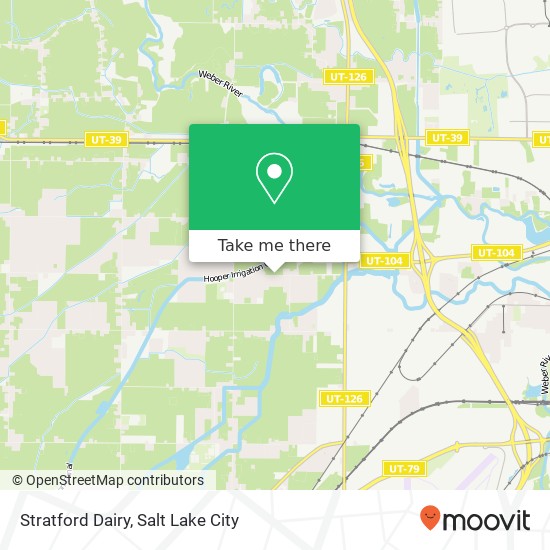 Mapa de Stratford Dairy