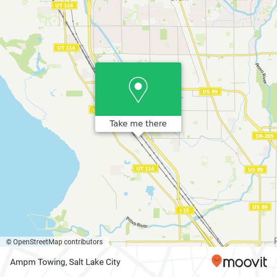 Ampm Towing map