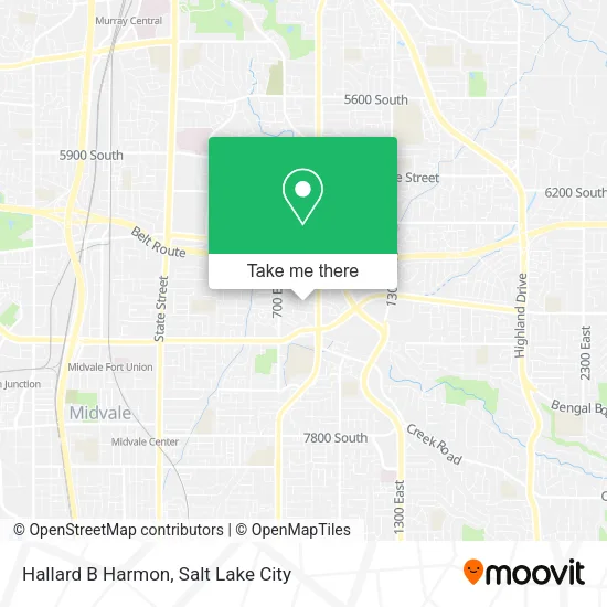 Hallard B Harmon map