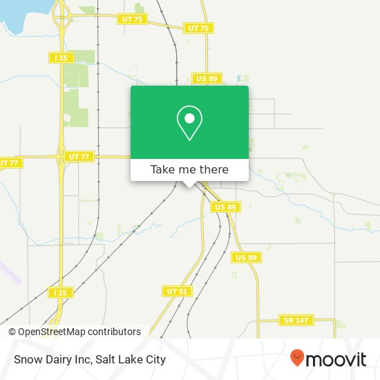 Mapa de Snow Dairy Inc