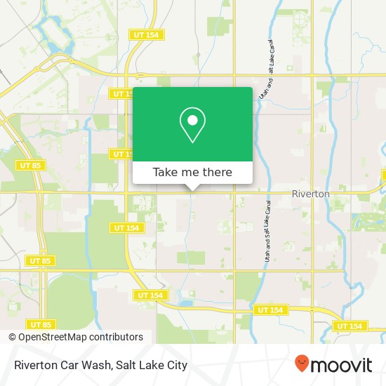 Riverton Car Wash map