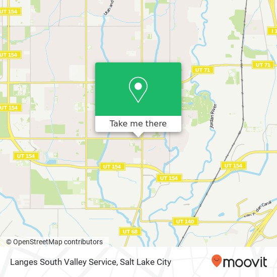 Langes South Valley Service map