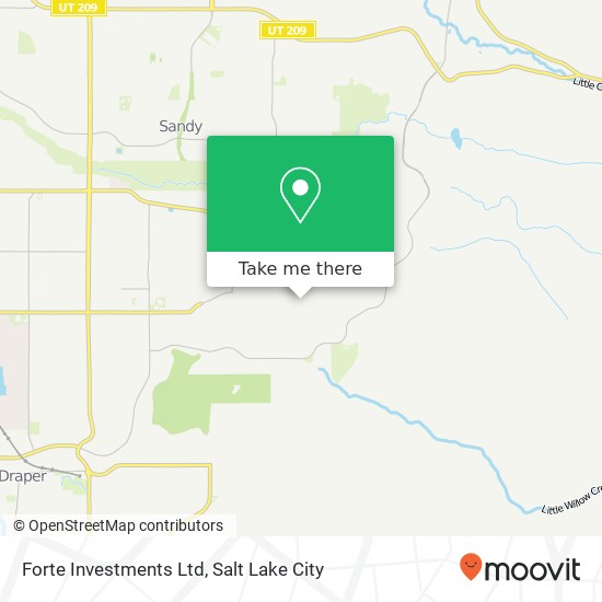 Mapa de Forte Investments Ltd