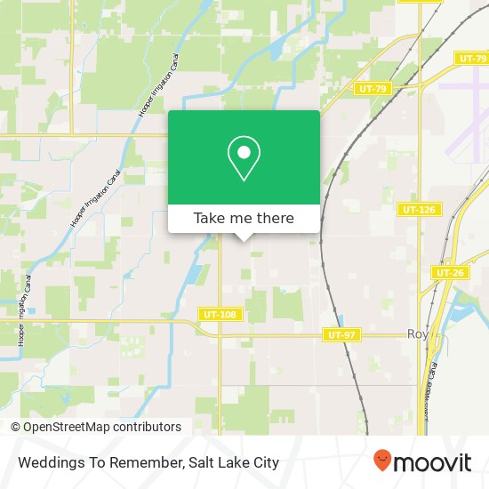 Weddings To Remember map