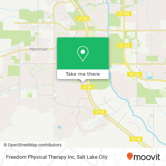 Mapa de Freedom Physical Therapy Inc