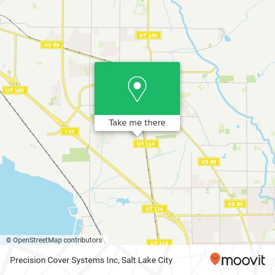 Precision Cover Systems Inc map