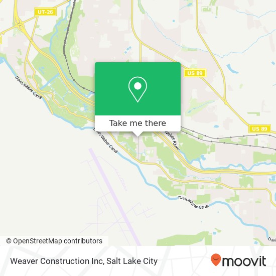 Weaver Construction Inc map