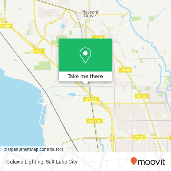 Galaxie Lighting map
