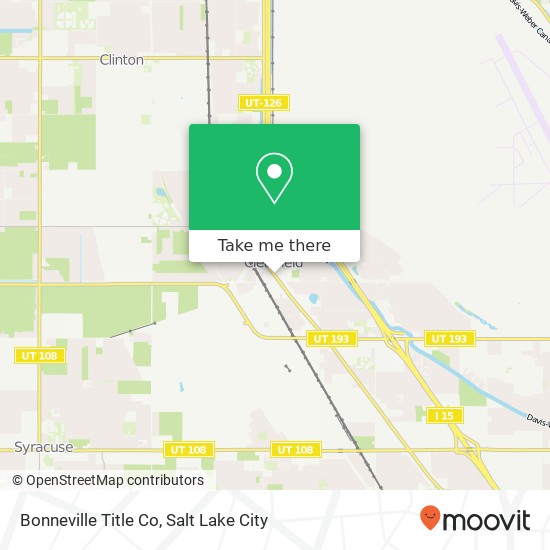 Bonneville Title Co map