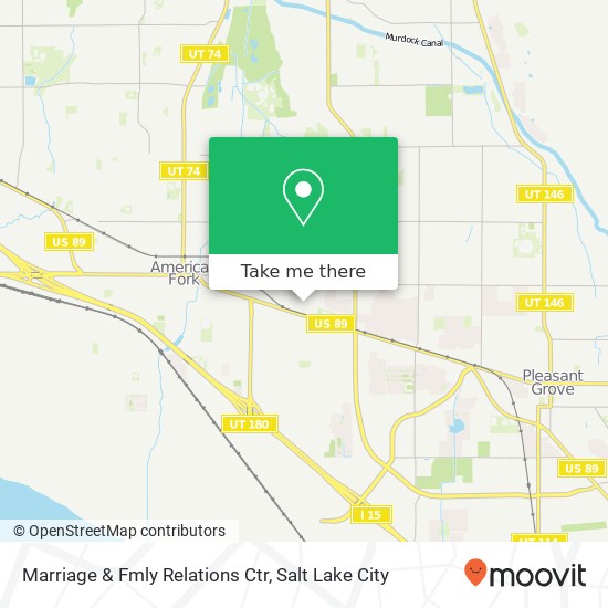 Marriage & Fmly Relations Ctr map