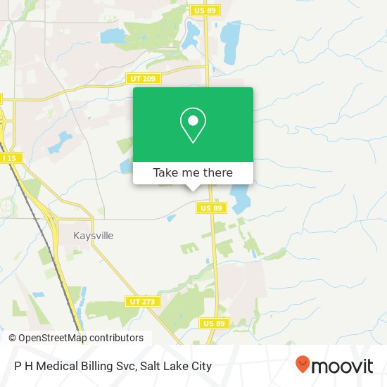 P H Medical Billing Svc map