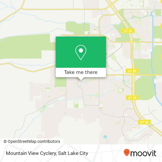 Mountain View Cyclery map