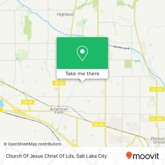 Mapa de Church Of Jesus Christ Of Lds