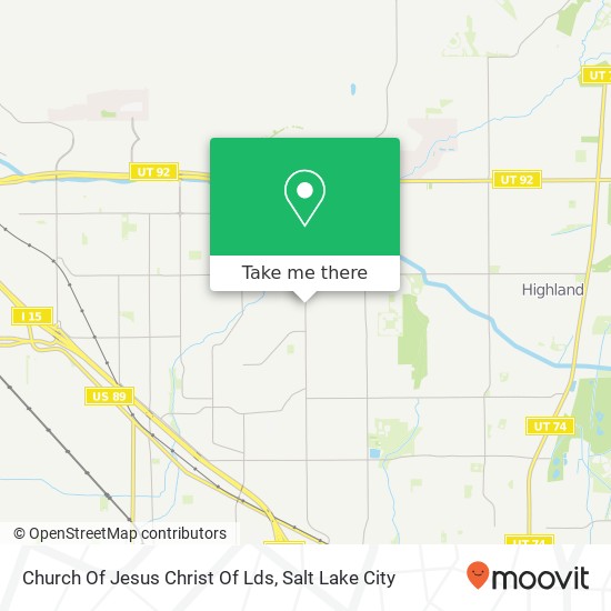 Church Of Jesus Christ Of Lds map