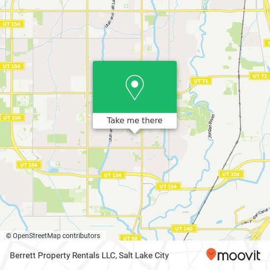 Berrett Property Rentals LLC map