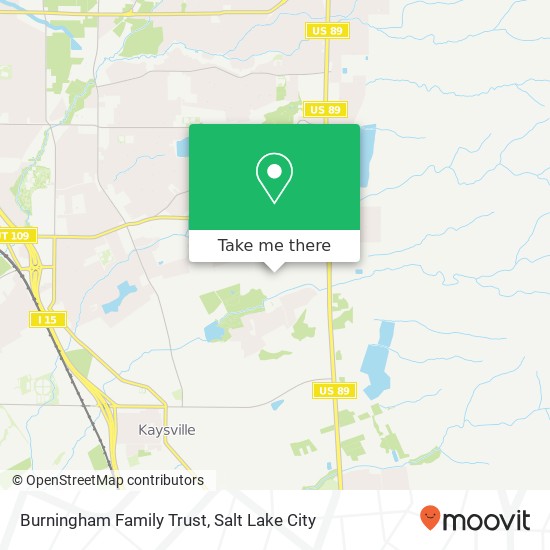 Mapa de Burningham Family Trust