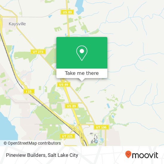 Pineview Builders map